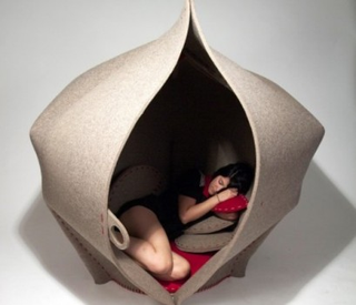 Illustration for article titled Climb Back Into the Womb With This Handy Uterus Chair